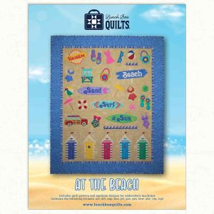 At the Beach Machine Embroidery Quilt Pattern